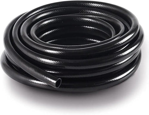 Coiled black 100 Ft Half Inch Drip Irrigation Tubing Mainline Hose For Garden Watering Flexible PVC for raised beds and pots