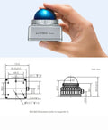 Hand holding 360 Degree LiDAR Sensor For Robots And Drones With Ultra Wide Field Of View, Lightweight 265g And Compact 65X65X60mm
