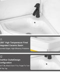 Bathroom Corner Basin Sinks, Wall Mount Vessel Sink,White Vessel Sink,Combo For Small Space Wall Mounted Cabinet Set Design White Resin Basin Sink Top Chrome Faucet And Drain. (48x48x40cm) close-up of faucet and basin.