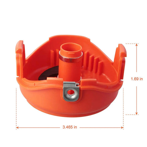 Replacement Trimmer Spool Cap Covers 2 Pack For Black Decker GH3000 LST540 Weed Eater Auto Feed 90583594 Cap Covers