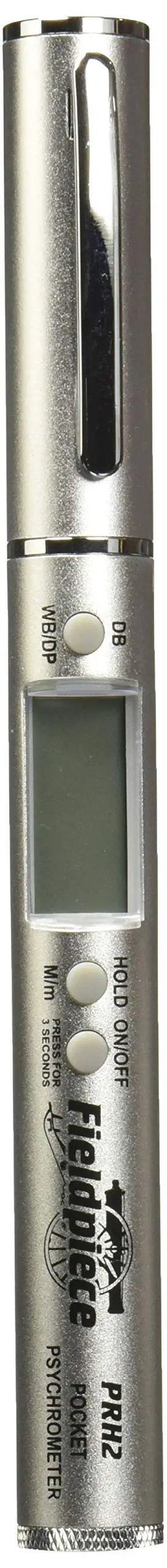 Pocket Sized Digital Psychomotor PRH2 For Quick Walkaround Field Testing And In Duct Analysis With Clip To Pocket Narrow Duct Tip Twist Cap Sensor Protection And Bright Backlight For Clear Readouts
