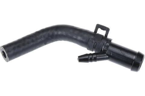 Bulletproof Throttle Body Heater Outlet Hose Upgraded To Aircraft Grade Aluminum Connector, heavy-duty rubber hose with aluminum fitting.