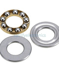 5 Pack F8 16M Axial Ball Thrust Bearing Set 8x16x5mm Heavy Duty Thrust Needle Roller Bearings For Industrial Machinery