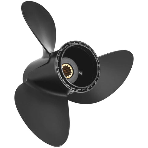 Aluminum Outboard Boat Propeller 11.75 Inch Diameter By 17 Inch Pitch, 13 Spline Tooth, Right Hand Rotation, Fits 40 To 50HP