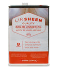 Fast Drying Boiled Linseed Oil For Wood Restoration And Protection Pro Grade Formula Gallon container front view