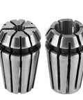 High Precision Cnc Milling Collet Set made from durable 65Mn steel for quarter inch and eighth inch shank bits sturdy milling machine accessory