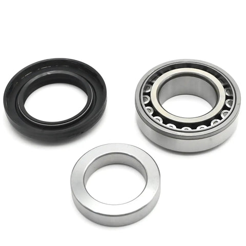 Heavy Duty Rear Axle Shaft Oil Seal Kit Straight Swap Replacement For Nissan Frontier Titan Xterra including oil seal and bearings.