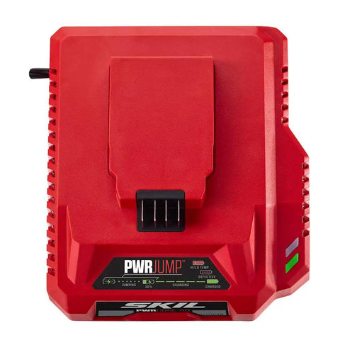 Power Up Fast PWR Jump 150W Charger For 40V Batteries, 15 Minute Quick Charge With LED Status Lights, Part Of The PWR Core 40 System