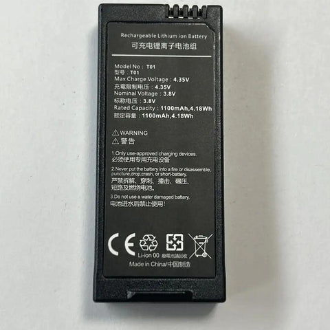 Drone Battery Replacement Kit 1100mAh 3.8V Li-Po For DJI Tello and Tello EDU RoboMaster TT 3.8V battery