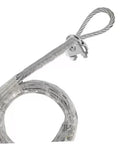 Heavy Duty Stainless Steel Wire Rope Cable Clamp U Bolt Fastener For 6mm Line securing steel cable loop for reliable tension.