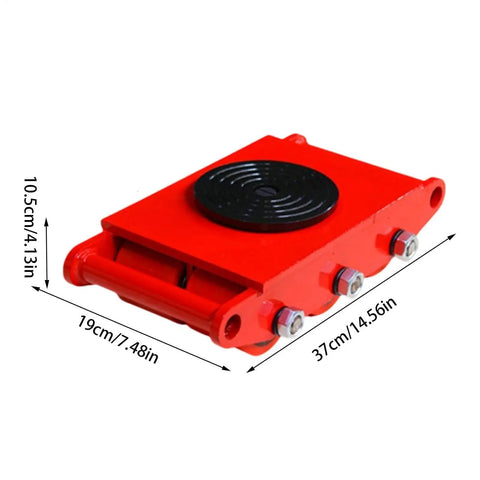 Tough As Nails Heavy Duty Mechanical Skates For Industrial Machinery Transport with Steel Rollers and smooth gliding design.