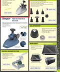 Micrometer Stand With Adjustable Clamp For Five Eighths Inch Capacity, Non Marring Protection, Stable Cast Iron Base in catalog