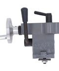 Premium Mini Lathe Tailstock Rear Center Mount Replacement For 0618 CJ18A 7x12 7x14 showing aluminum construction with levers and shaft.