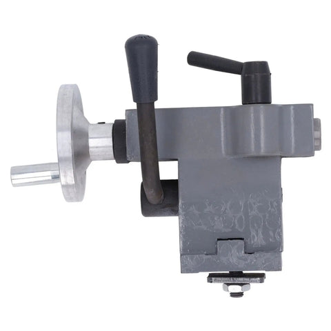Premium Mini Lathe Tailstock Rear Center Mount Replacement For 0618 CJ18A 7x12 7x14 showing aluminum construction with levers and shaft.