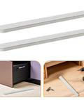 Heavy Duty Adhesive Drawer Slides For Cabinets And Furniture, 8 Pack Bottom Mount Rails With Ultra Smooth Ball Bearing Glides shown