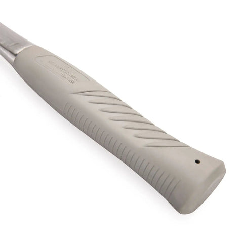 Handle detail of 22 Ounce All Steel Rock Pick Hammer With Pointed Tip 11 Inch Length For Prospecting Geology Fossil Dig