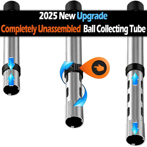 Telescopic Golf Ball Retriever Tube With Adjustable Aluminum Alloy Build Lightweight Ball Picker Portable Collector design