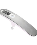 Archery Bow Scale for Recurve and Compound Bows 110 Pounds 50 Kilograms LCD Display showing weight with hook visible