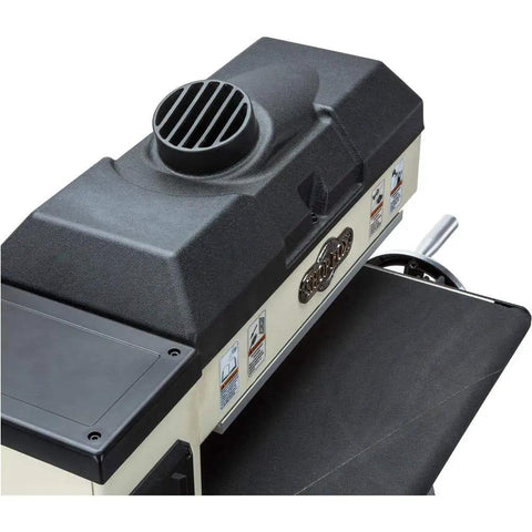 Pro Level 18 Inch Open End Drum Sander Built Like A Tank For Serious American Woodworkers 1.5HP Motor Variable Conveyor Feed Smooths Boards Fast No Sweat Knockout Sanding Machine