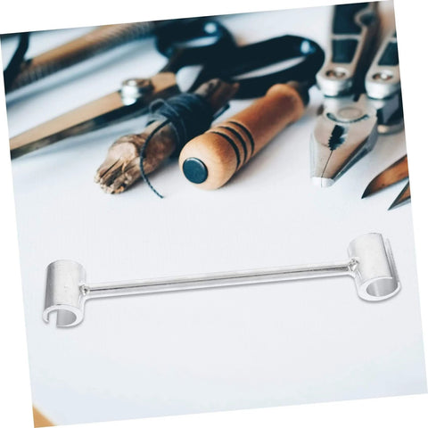 Beefy Heavy Duty Hinge Adjustment Wrench Tool For Door Repair on a table with other tools, precise hinge gap alignment