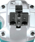 Close-up of Hardcore 18 Volt Cordless Straight Shear cutting head for precision metal cutting, ideal for steel and duct seams.