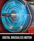 Digital brushless motor for Cordless Powerhead Snow Shovel Attachment For Driveways And Walkways With 12 Inch Clearing Width That Hauls Heavy Snow Up To 20 Feet Fast Two Speed Selector Built Tough For Serious Winter Cleanup Tool Only.