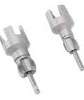 Double Function Pipe Threader Tool For Internal And External Threads One Half Inch And Three Quarter Inch Dies Alloy Steel Build Home Repair Threading Kit No Tool Swapping Built Tough For PVC PPR And More, 2 heads
