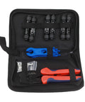 Heavy Duty Solar Crimping Tool Kit With Pliers For 2.5 4 6 Mm2 Solar Cable Connectors And Male Female Connectors, IP67 Waterproof, 1000V DC, 30A Rating, Ergonomic Non Slip Handle, Works With AWG14 12 10