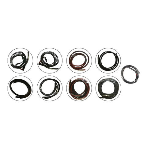 Door Seal Strip Kit For Cars, Dustproof Edge Guard And Quiet Close Trim, Rainproof Weather Stripping, Fits JAECOO J8 2024