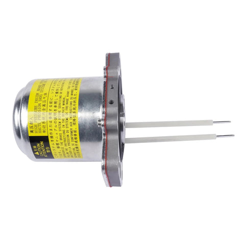 Side view of LBLYTO ABS pump motor with mounting flange and two white electrical pins