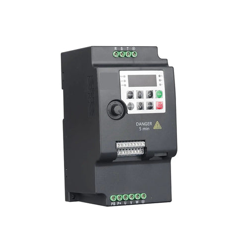 3 Phase VFD Variable Frequency Drive Inverter 0.75KW To 5.5KW 220V-380V For 3 Phase Motors front view