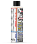 REV X E85 Super Tester bottle, front view, reusable gasoline-ethanol tester, white plastic with black cap.