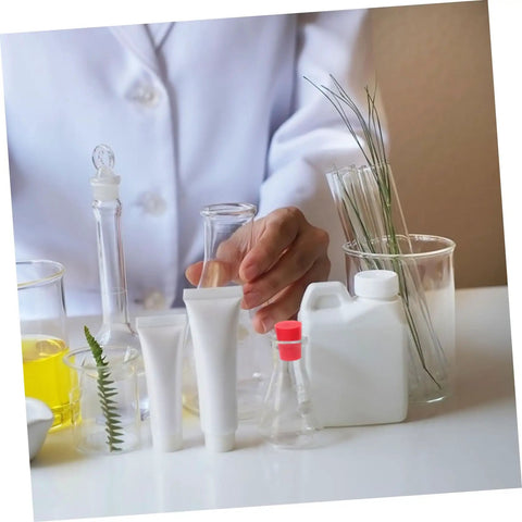 Premium Tapered Silicone Stoppers Kit With Easy Grip Rubber Plugs For Sealing Test Tubes Flasks And Bottles Perfect Heavy Duty Coating Paint Projects And Lab Experiments You Can Trust These High Temp Plugs To Save Time And Keep Your Gear Safe. white tapered silicone stoppers in glass labware