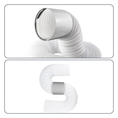 5.9 Inch Portable Air Conditioner Hose Extension Coupler, Universal Exhaust Hose Connector for Clockwise and Counterclockwise Threads