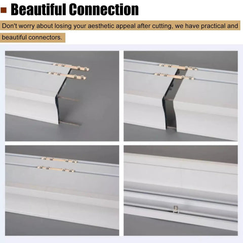 Beautiful connection of Heavy Duty Double Roller System for High Quality Two Layer Sliding Barn Door Track with Curtain Valance.
