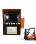 Digital Load Cell Weight Indicator With LCD Display Controller For Heavy Duty Batching And Floor Scales. Front view of the electronic scale display.