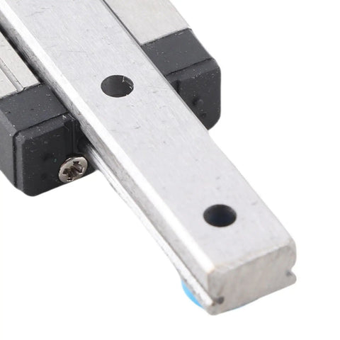 Close-up of Miniature Linear Rail 7mm Wide Slide Block For 3D Printer And CNC Machines Great For Tiny Rigs And Small Builds