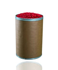 Real Deal Easy Twist Winged Wire Connector For Standard 18 Down To 8 Awg Electrical Wiring Up To 600 Volts With Deep Grip Ridges And Swept Back Handles In Red Pack Of 20000 displayed in a round fiber container.