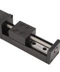 50mm Stroke Mini Linear Rail Guide Slide Actuator Built Like A Workhorse, showing alloy steel construction and precise screw mechanism.