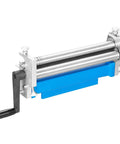 Slip Roll Machine With 12.6 Inch Forming Width For 20 Gauge Metal, manual crank, two detachable rollers.