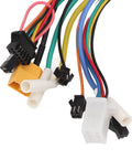 Close-up of wires and connectors for 48V 20A Brushless Electric Scooter Controller With Precise Speed Control And Sensitive Braking