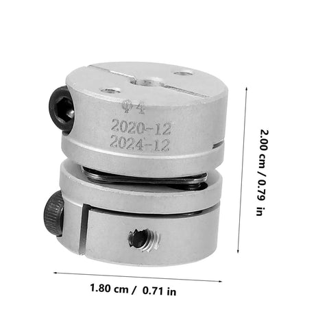 Top Tier Aluminum Shaft Coupling Joint Set For Stepper And Servo Motors Includes Flexible Connector Designed For Easy Install That Handles Misalignment With Rock Solid Build And Compact Design For Any Rig Or CNC Setup, 20 mm x 18 mm aluminum coupling