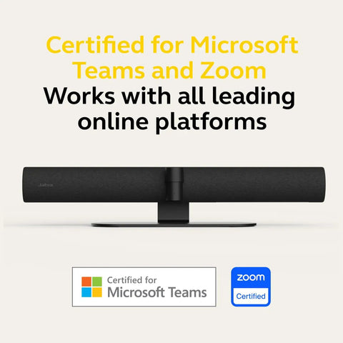 Intelligent Video Bar Webcam delivers Fire 4K action over a stunning 180 degree field of view, certified for online platforms.