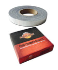 High Temp Replacement Gasket Kit for Big Green Egg Ceramic Lids LG XL XXL, tape roll and packaging box visible