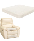 Recliner Seat Cushion No Pressure On Thighs Plush Foam Pad For Elderly Large 20x20 Inch Chair Pad on cream recliner