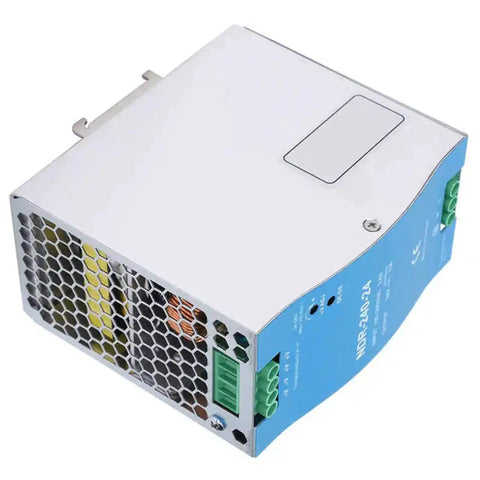Din Rail Switching Power Supply For PLC Drives And Electric Cabinets, NDR-240-24, 24V Output, 100-240VAC Input, Rugged Workhorse Power Module For Automation, Sensors And Control Panels