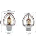Top Shelf DN15 Fire Sprinkler Head Equipped With A 72 Degree Fusible Alloy Upper Nozzle for reliable fire safety, 64mm height.
