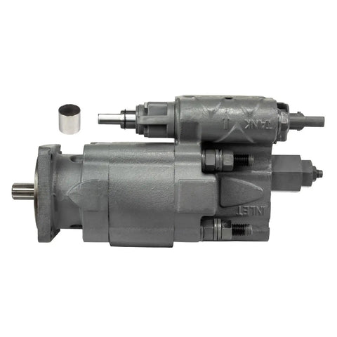 49 GPM PTO Hydraulic Dump Pump With Cable Shift For Dump Trucks, 3000 PSI C Series Direct Mount Gear Pump, Left Hand Rotation