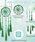 DIY Dream Catcher Kit For Beginners 24 Piece Colorful Mini Ornament Making Set With Star Moon Heart Round Shapes Product Details