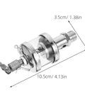 Side view of High Pressure Grease Cup Needle Valve, Manual Grease Filling Tool For Fittings And Lathe Machines, Pro Grade Metal Parts